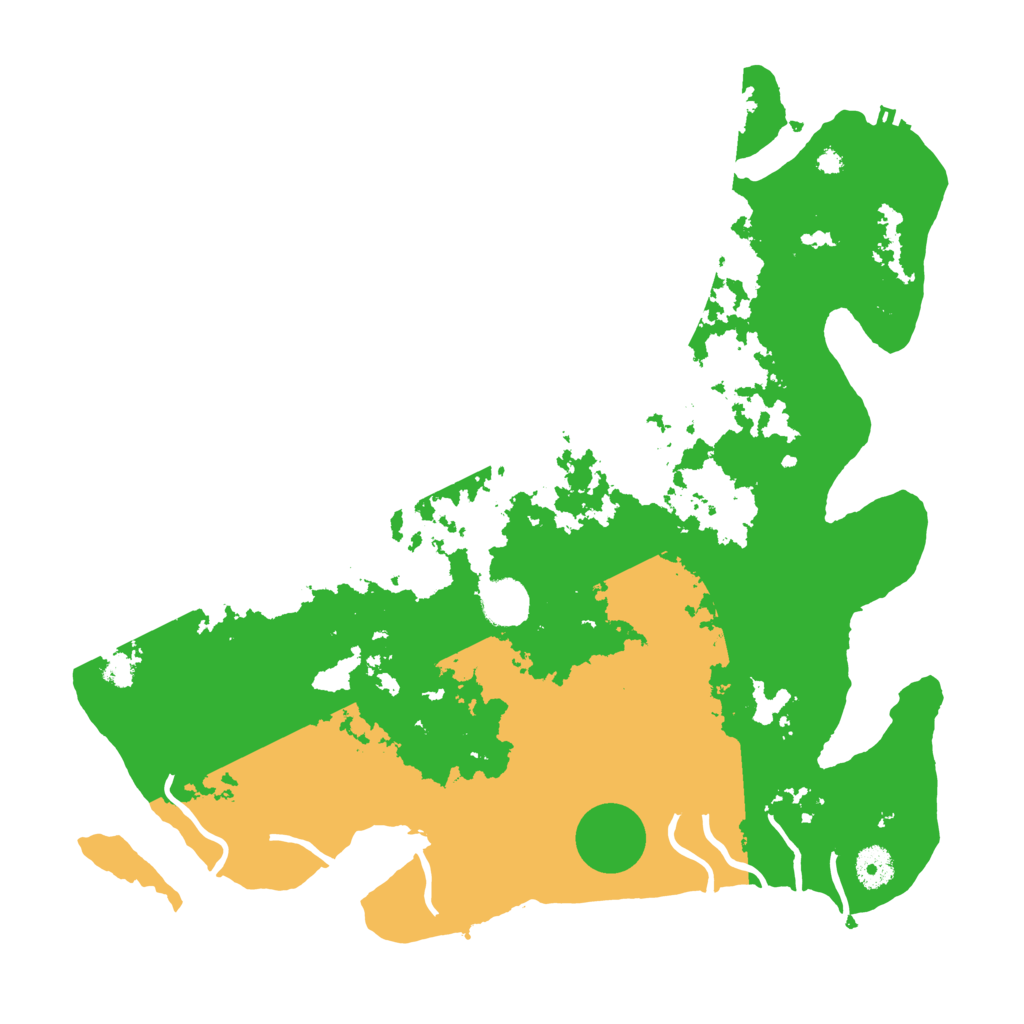 Biome Rust Map: Procedural Map, Size: 3850, Seed: 231093631