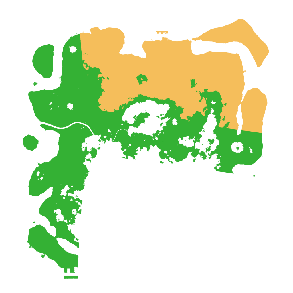 Biome Rust Map: Procedural Map, Size: 3800, Seed: 312863198