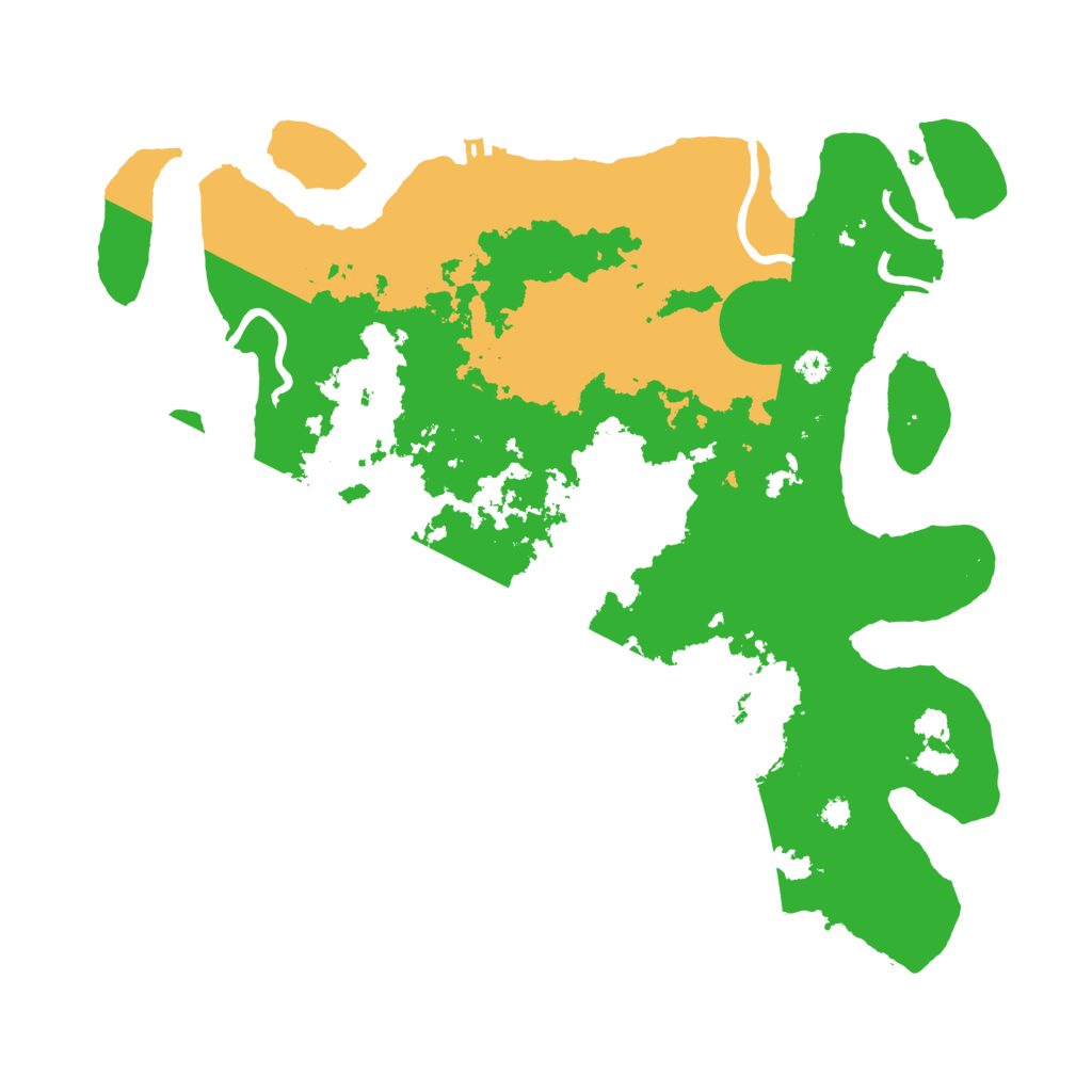 Biome Rust Map: Procedural Map, Size: 3500, Seed: 34926142