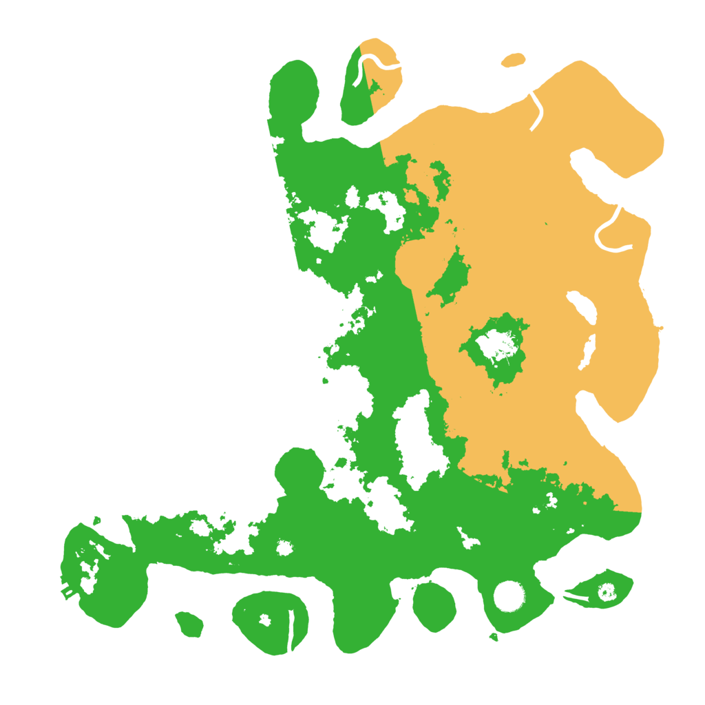 Biome Rust Map: Procedural Map, Size: 4000, Seed: 19857