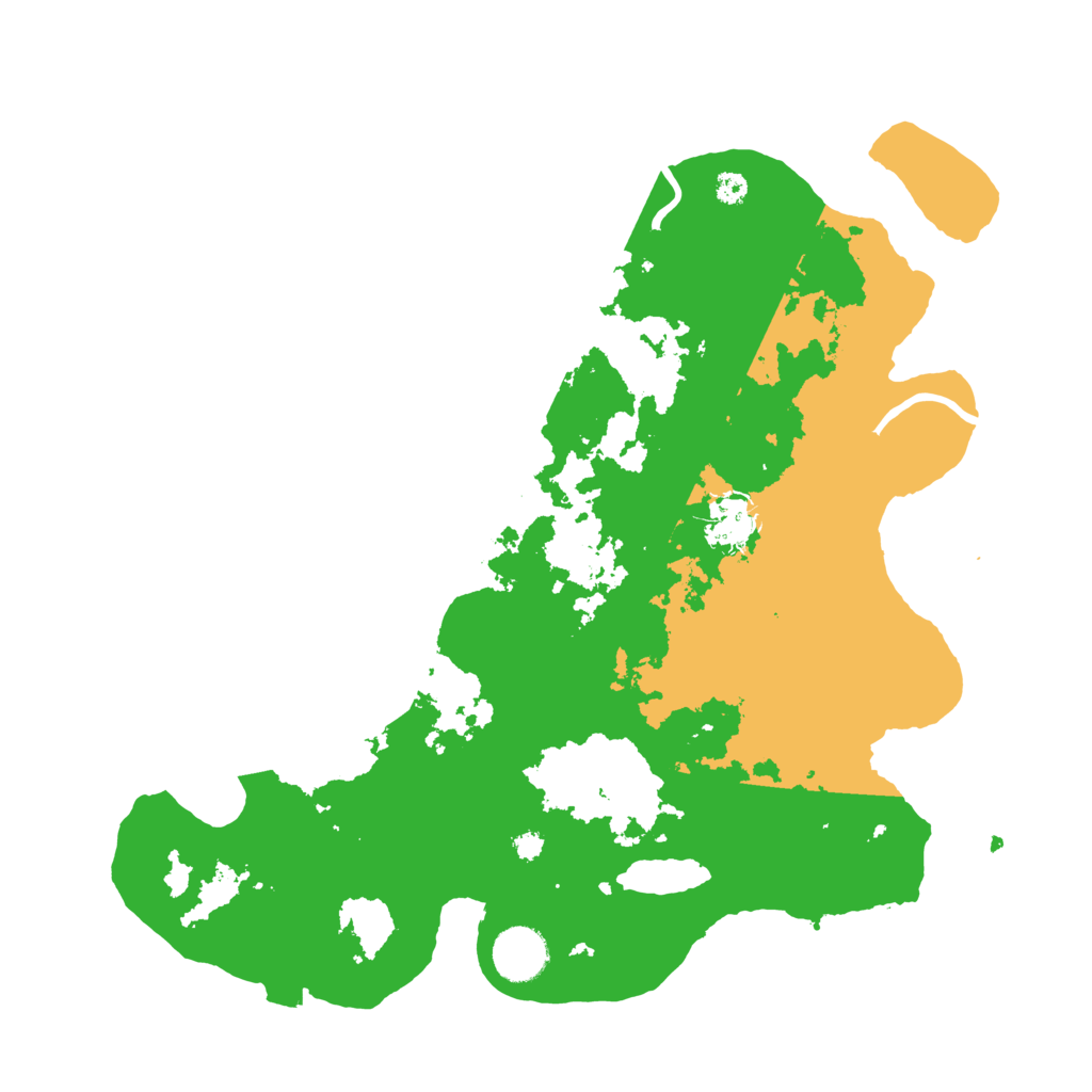 Biome Rust Map: Procedural Map, Size: 3500, Seed: 773845775