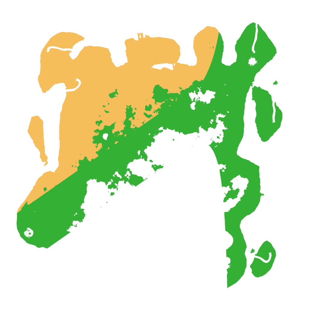 Biome Rust Map: Procedural Map, Size: 3500, Seed: 440166273