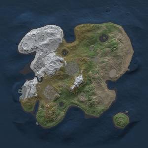 Thumbnail Rust Map: Procedural Map, Size: 2500, Seed: 8, 12 Monuments