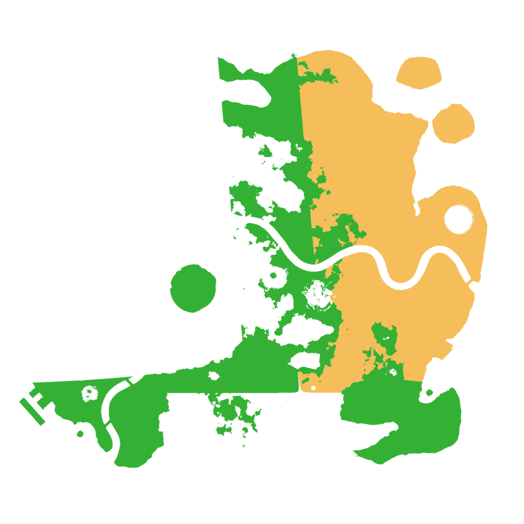 Biome Rust Map: Procedural Map, Size: 3250, Seed: 4058720