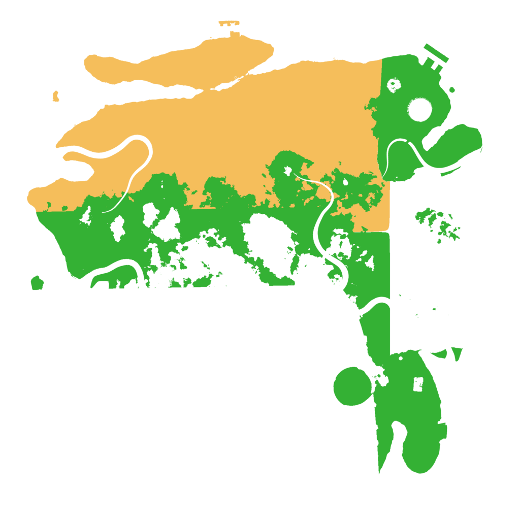 Biome Rust Map: Procedural Map, Size: 3850, Seed: 720120619