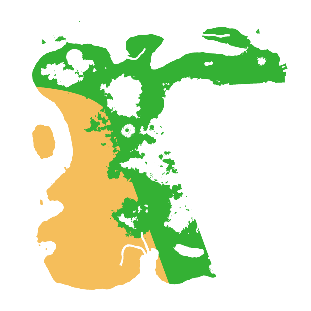 Biome Rust Map: Procedural Map, Size: 3500, Seed: 64021122