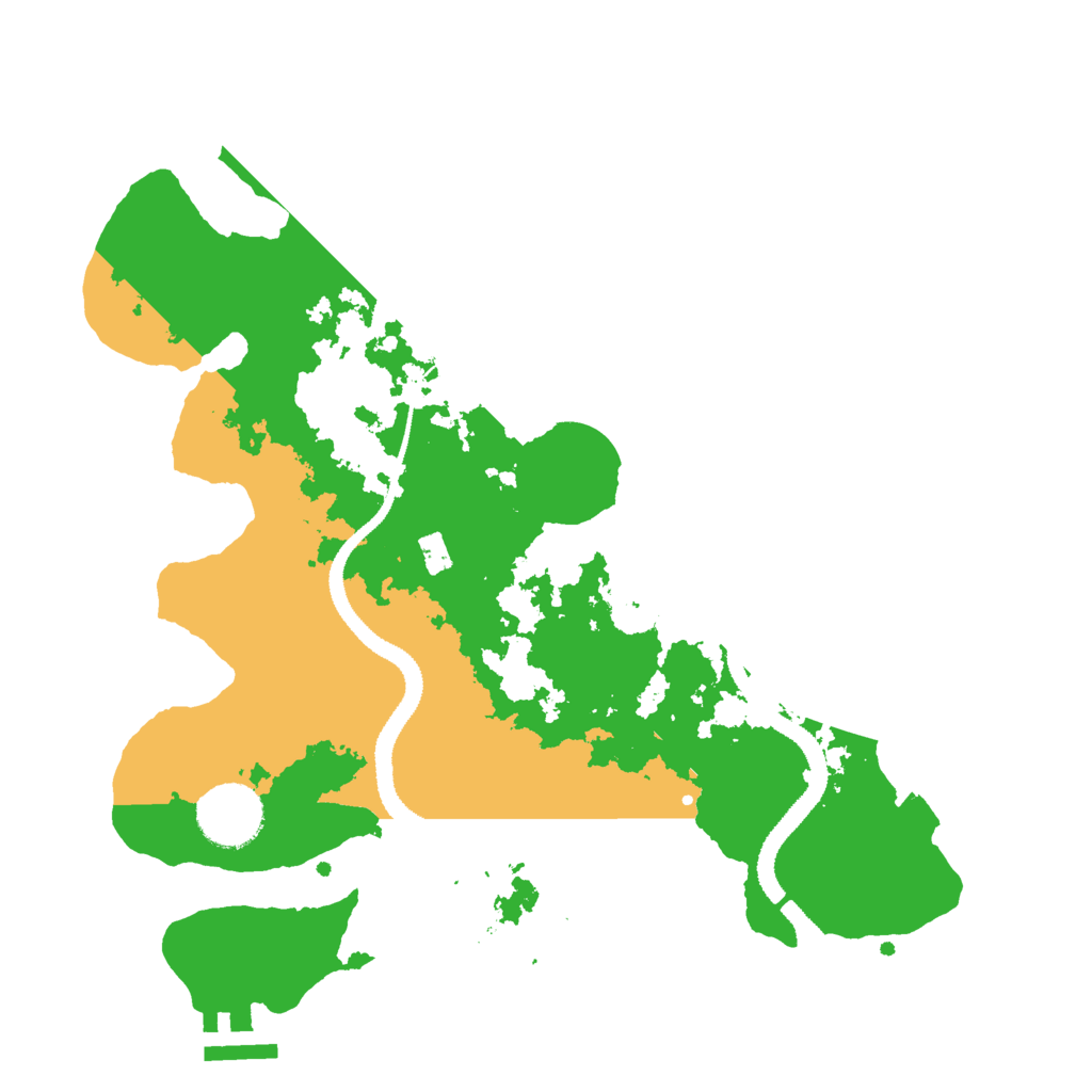 Biome Rust Map: Procedural Map, Size: 3000, Seed: 346370