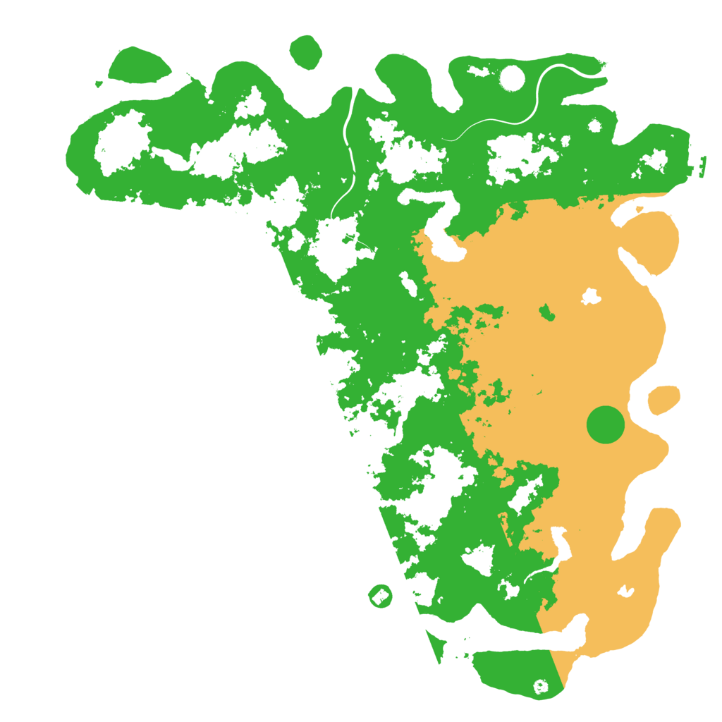 Biome Rust Map: Procedural Map, Size: 5000, Seed: 311069583