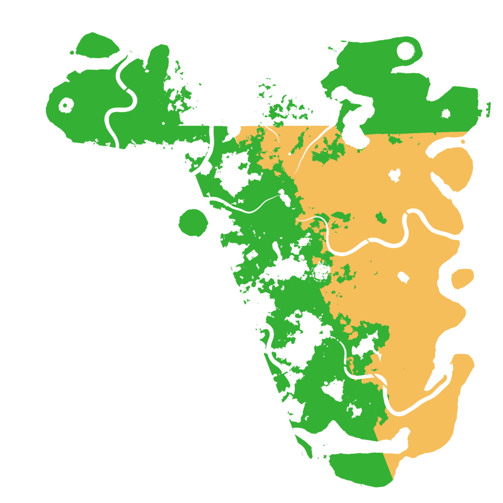 Biome Rust Map: Procedural Map, Size: 5000, Seed: 311069583