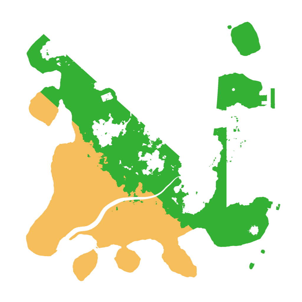 Biome Rust Map: Procedural Map, Size: 3000, Seed: 2341425
