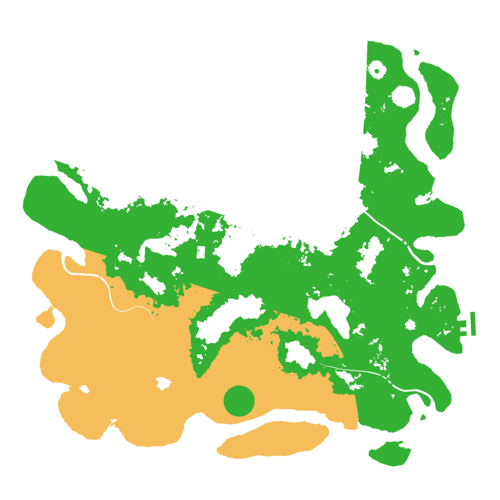 Biome Rust Map: Procedural Map, Size: 4250, Seed: 12162010