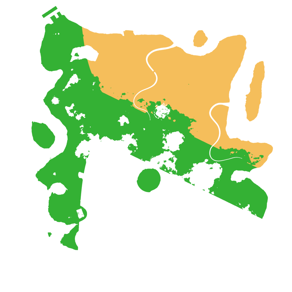 Biome Rust Map: Procedural Map, Size: 3500, Seed: 1344031969