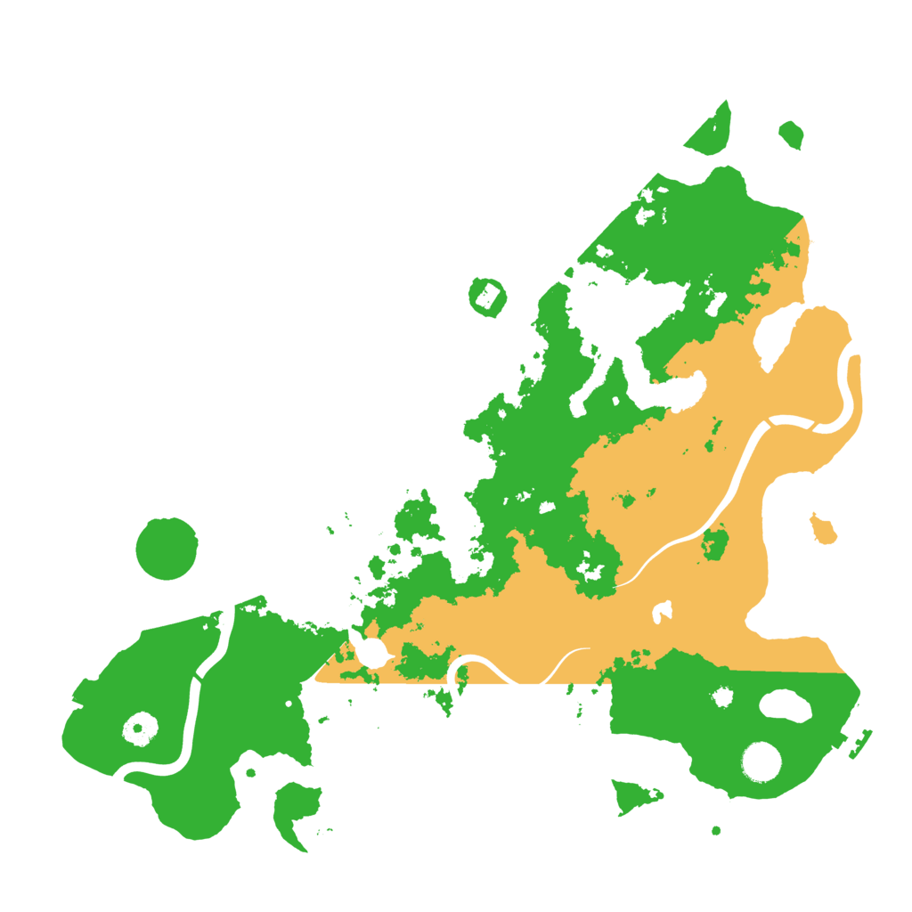 Biome Rust Map: Procedural Map, Size: 4050, Seed: 261926478
