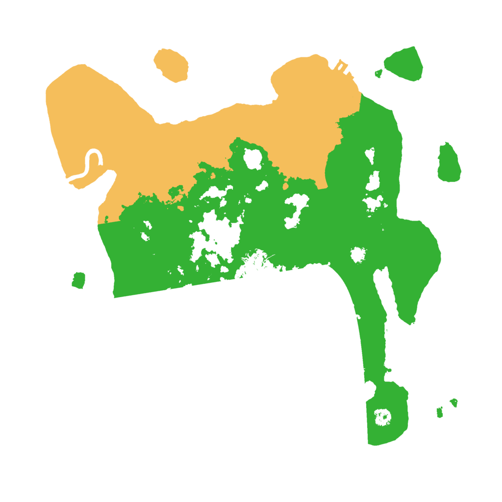 Biome Rust Map: Procedural Map, Size: 3000, Seed: 911727