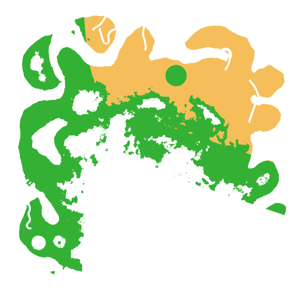 Biome Rust Map: Procedural Map, Size: 3838, Seed: 13822