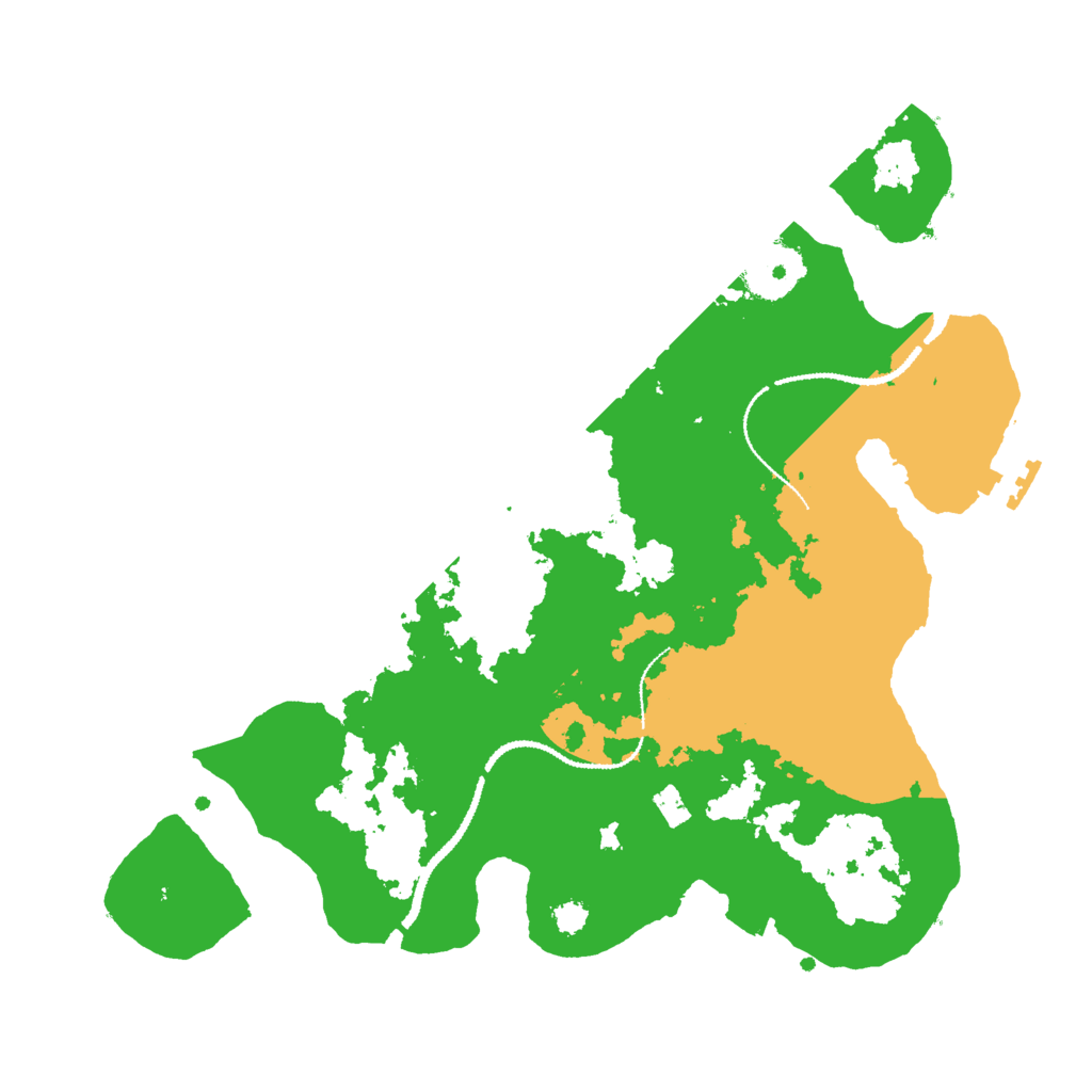 Biome Rust Map: Procedural Map, Size: 3000, Seed: 1577652113