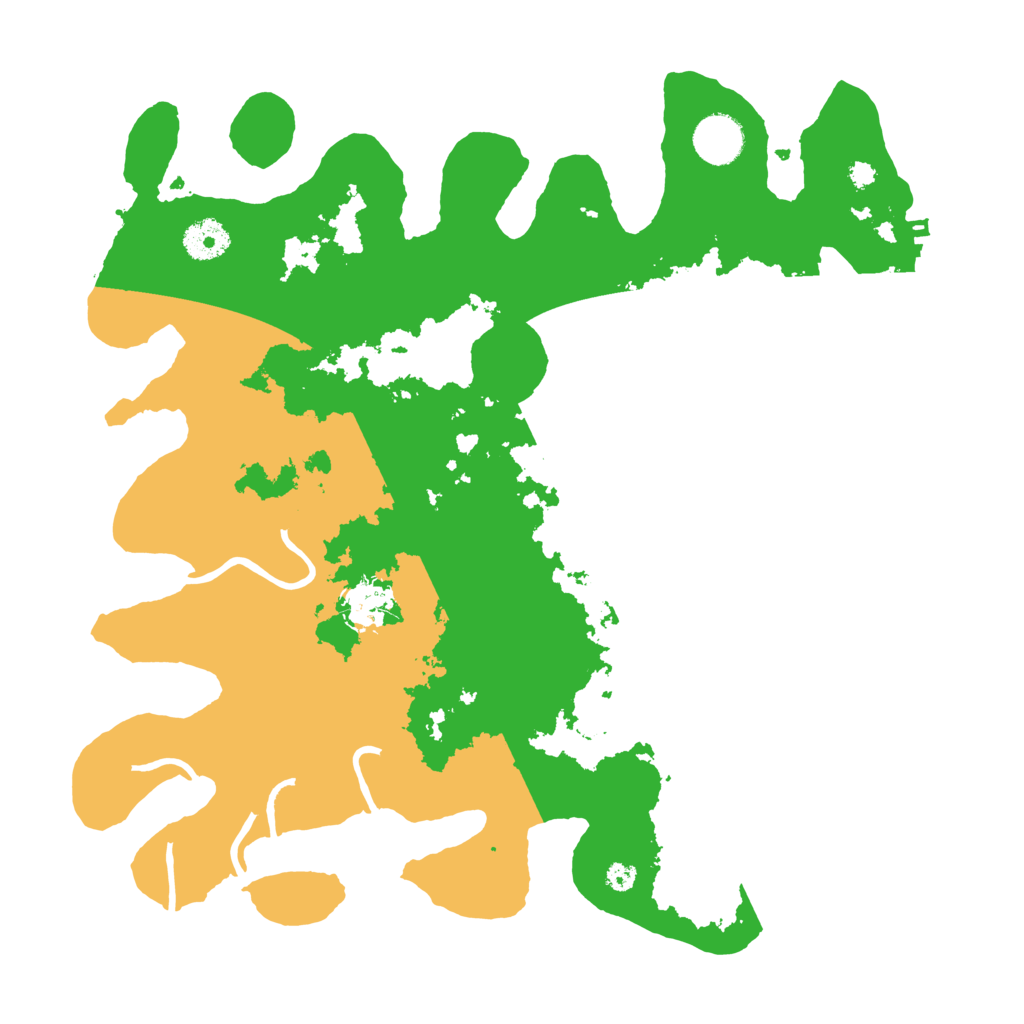 Biome Rust Map: Procedural Map, Size: 3600, Seed: 858059724