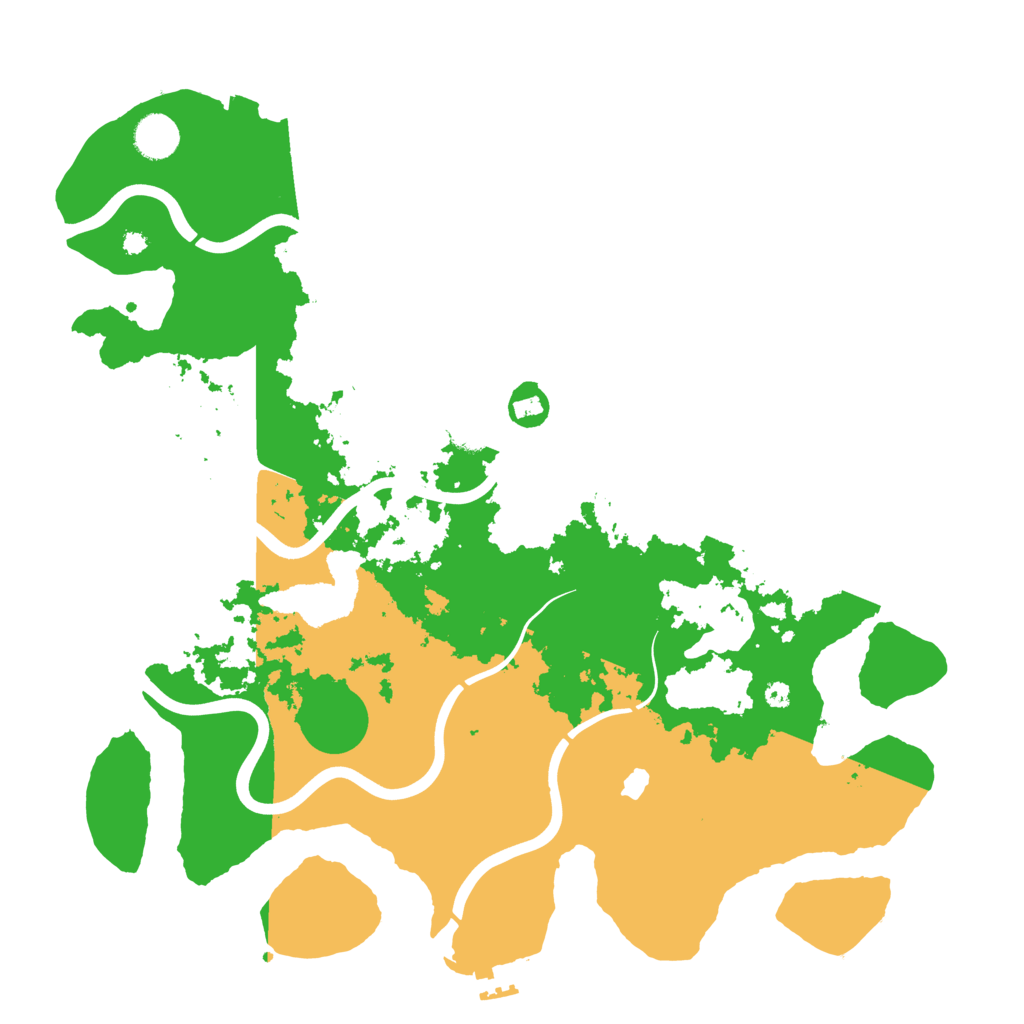 Biome Rust Map: Procedural Map, Size: 4000, Seed: 5423