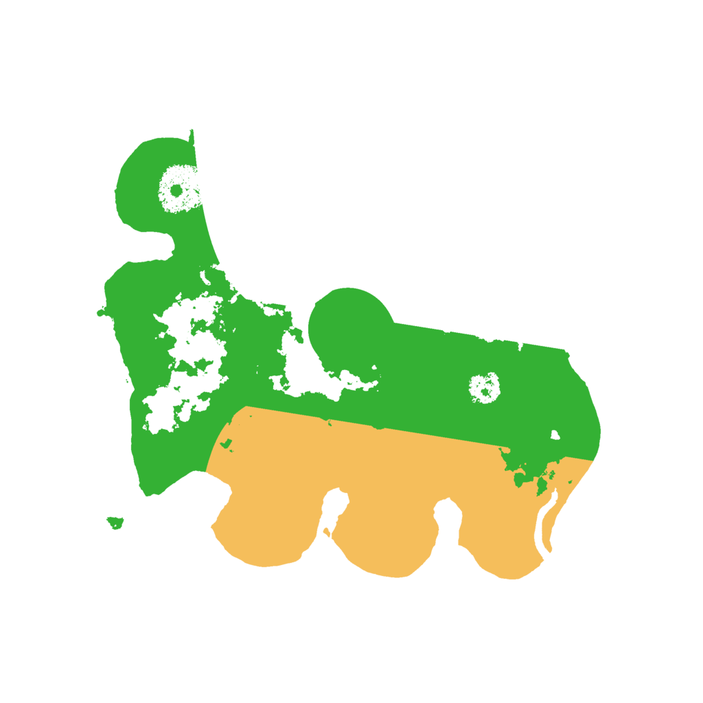 Biome Rust Map: Procedural Map, Size: 2300, Seed: 133376