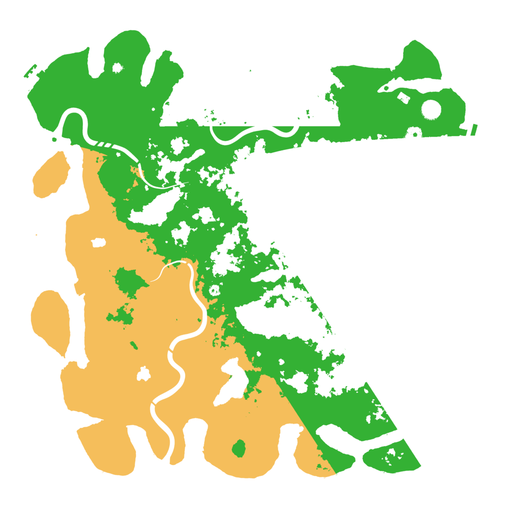 Biome Rust Map: Procedural Map, Size: 4500, Seed: 1760649026
