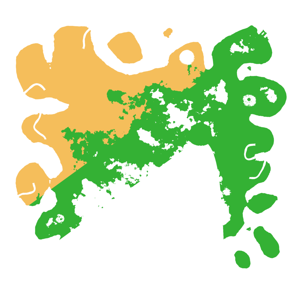 Biome Rust Map: Procedural Map, Size: 3700, Seed: 8346