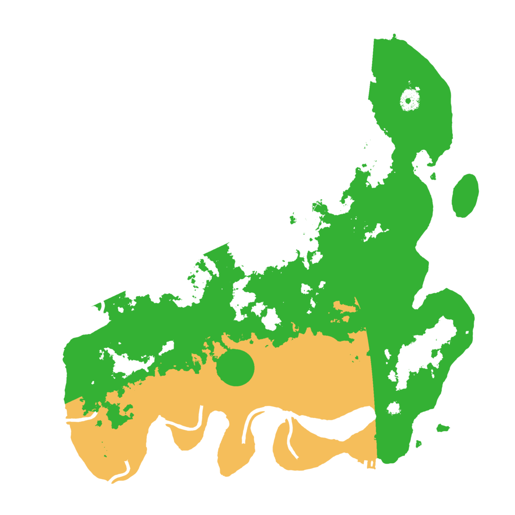 Biome Rust Map: Procedural Map, Size: 3700, Seed: 21978