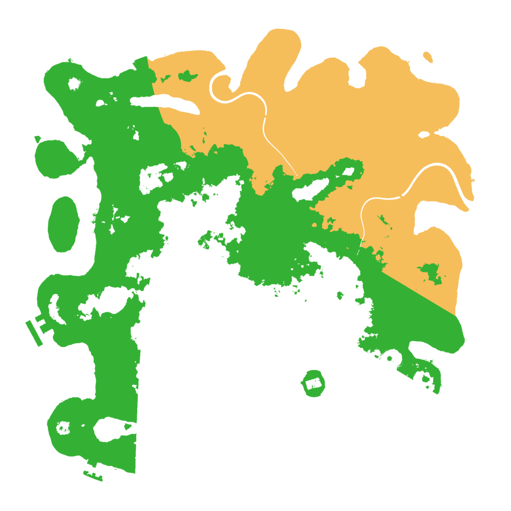 Biome Rust Map: Procedural Map, Size: 3750, Seed: 332221869