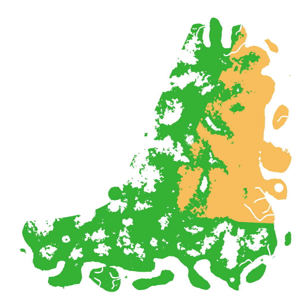 Biome Rust Map: Procedural Map, Size: 6000, Seed: 370249553