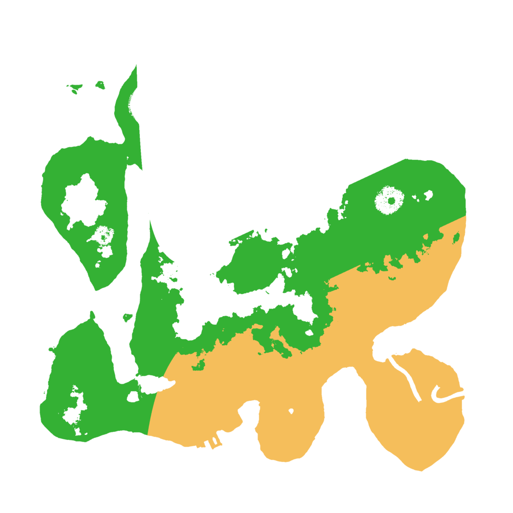 Biome Rust Map: Procedural Map, Size: 2800, Seed: 5111220