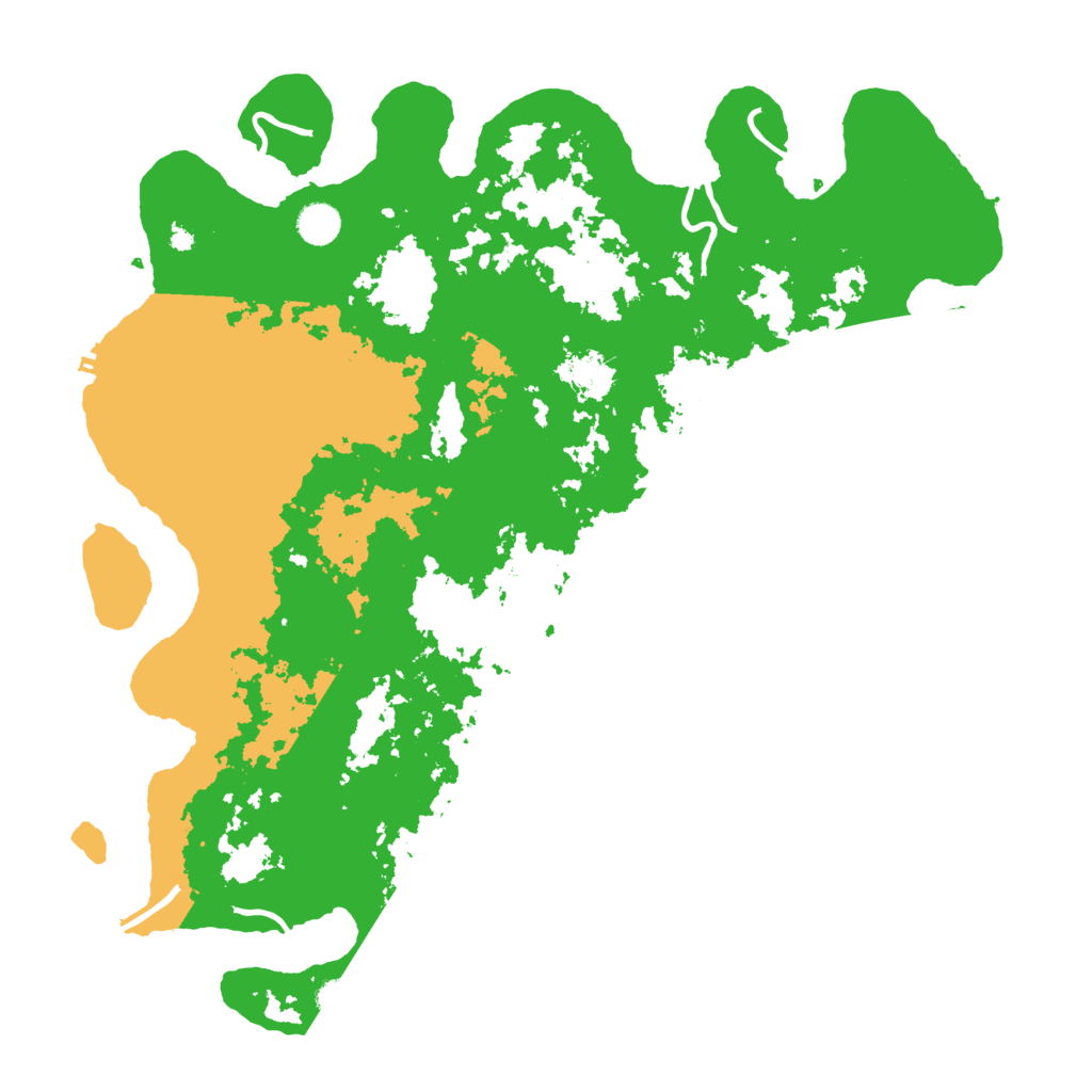 Biome Rust Map: Procedural Map, Size: 4500, Seed: 584514