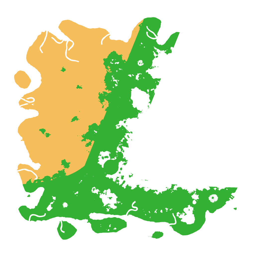 Biome Rust Map: Procedural Map, Size: 4500, Seed: 234644