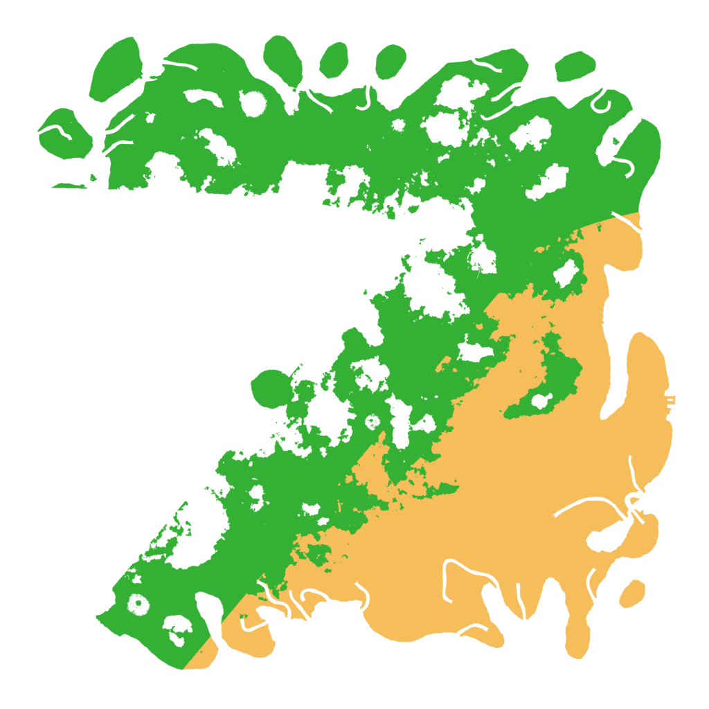 Biome Rust Map: Procedural Map, Size: 5000, Seed: 19771985