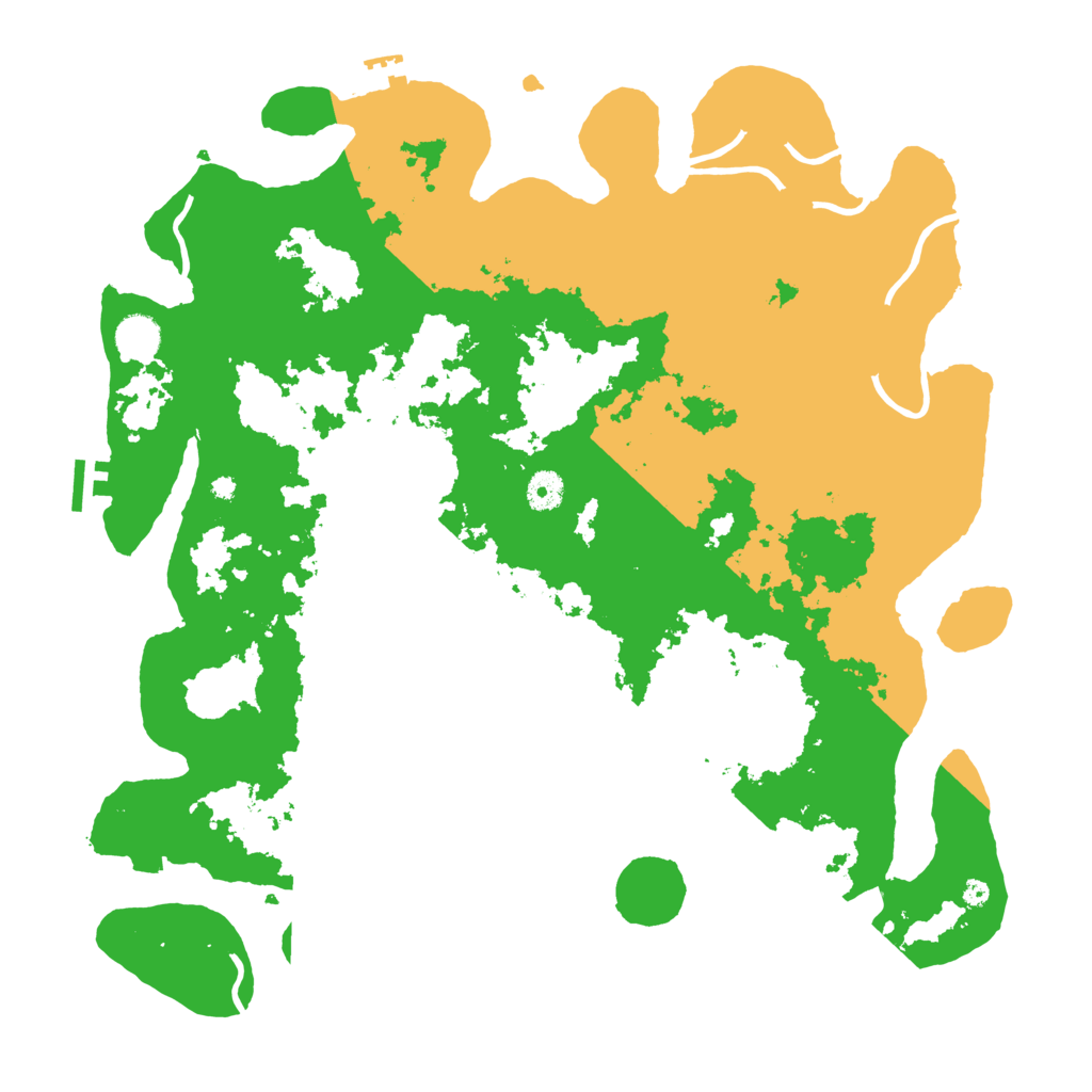 Biome Rust Map: Procedural Map, Size: 4250, Seed: 83226635