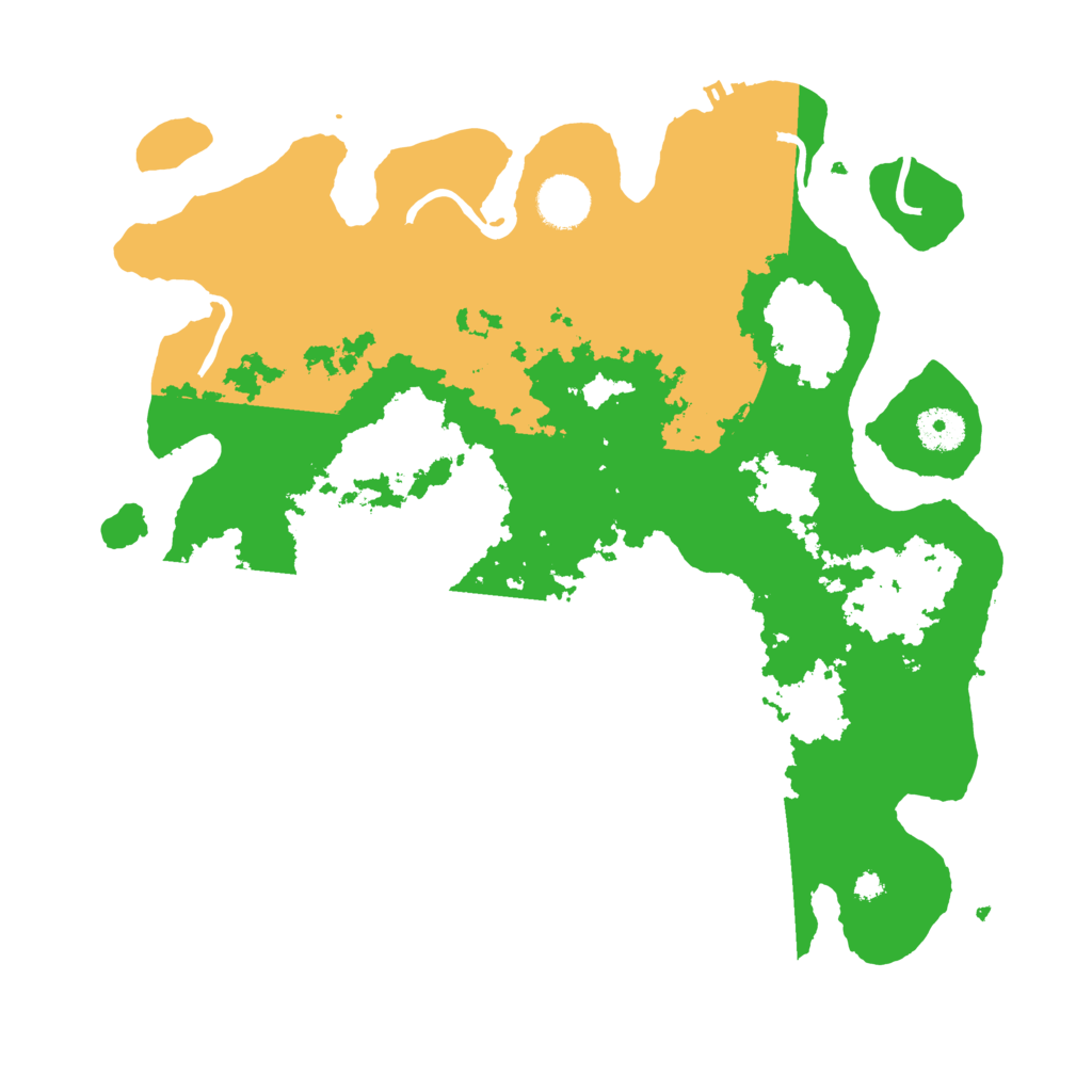 Biome Rust Map: Procedural Map, Size: 3600, Seed: 372