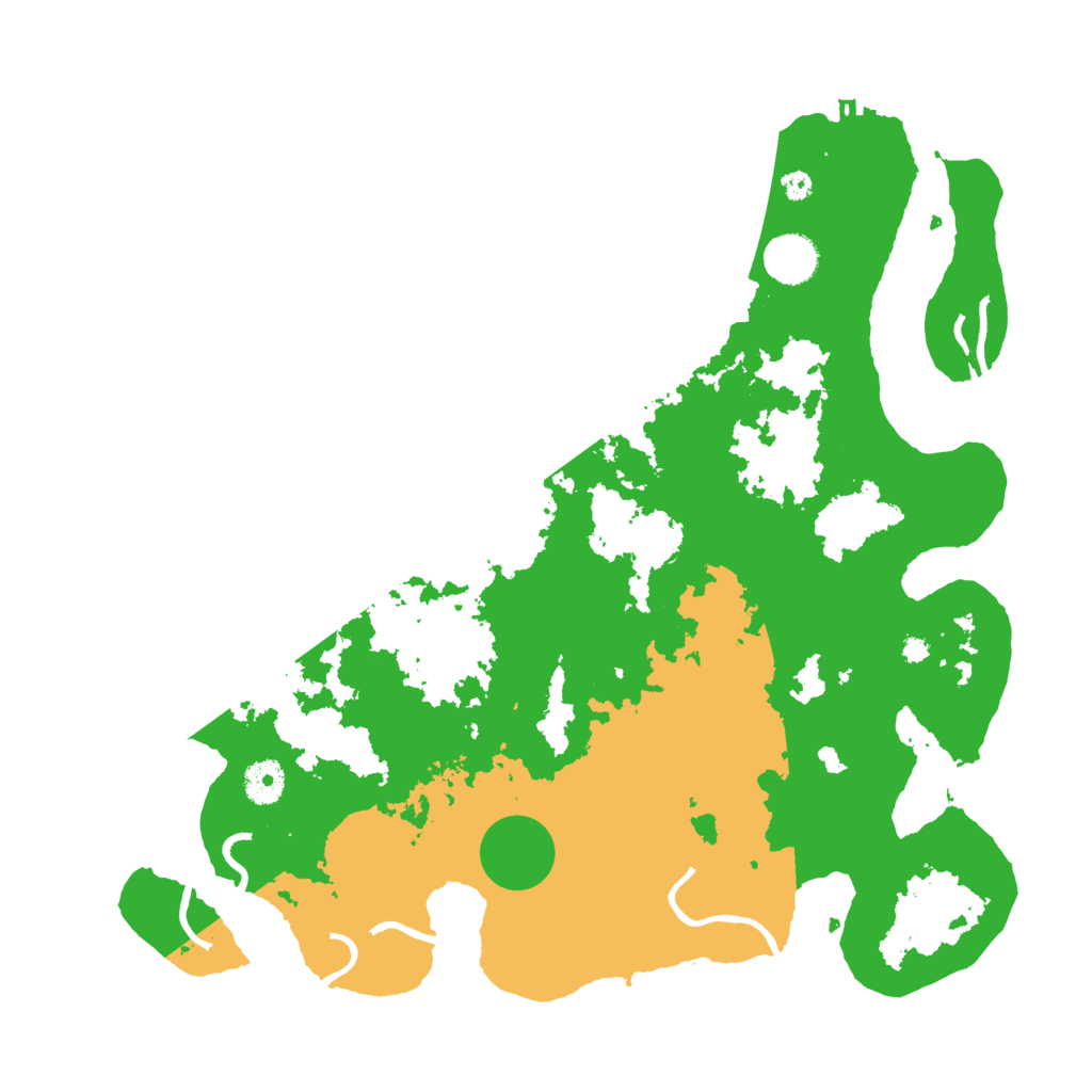Biome Rust Map: Procedural Map, Size: 3850, Seed: 121554