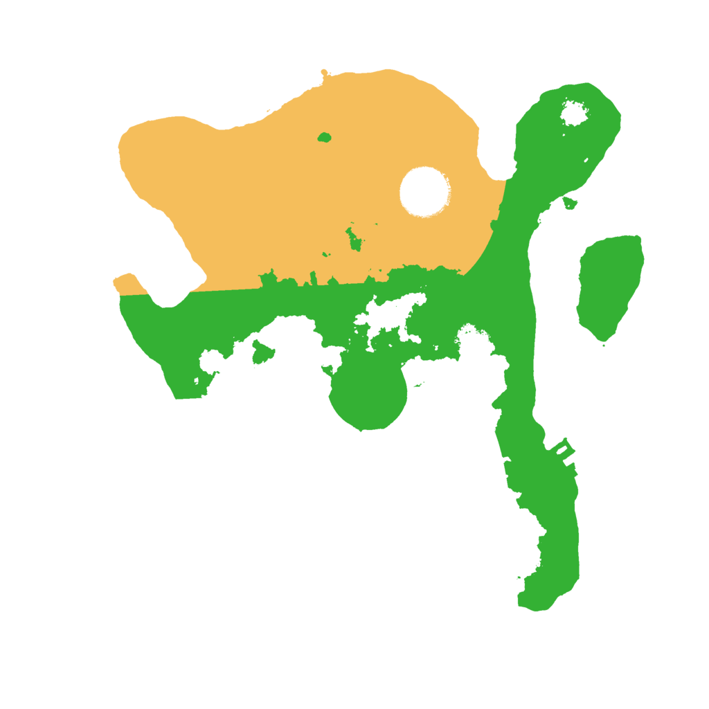 Biome Rust Map: Procedural Map, Size: 2500, Seed: 650164