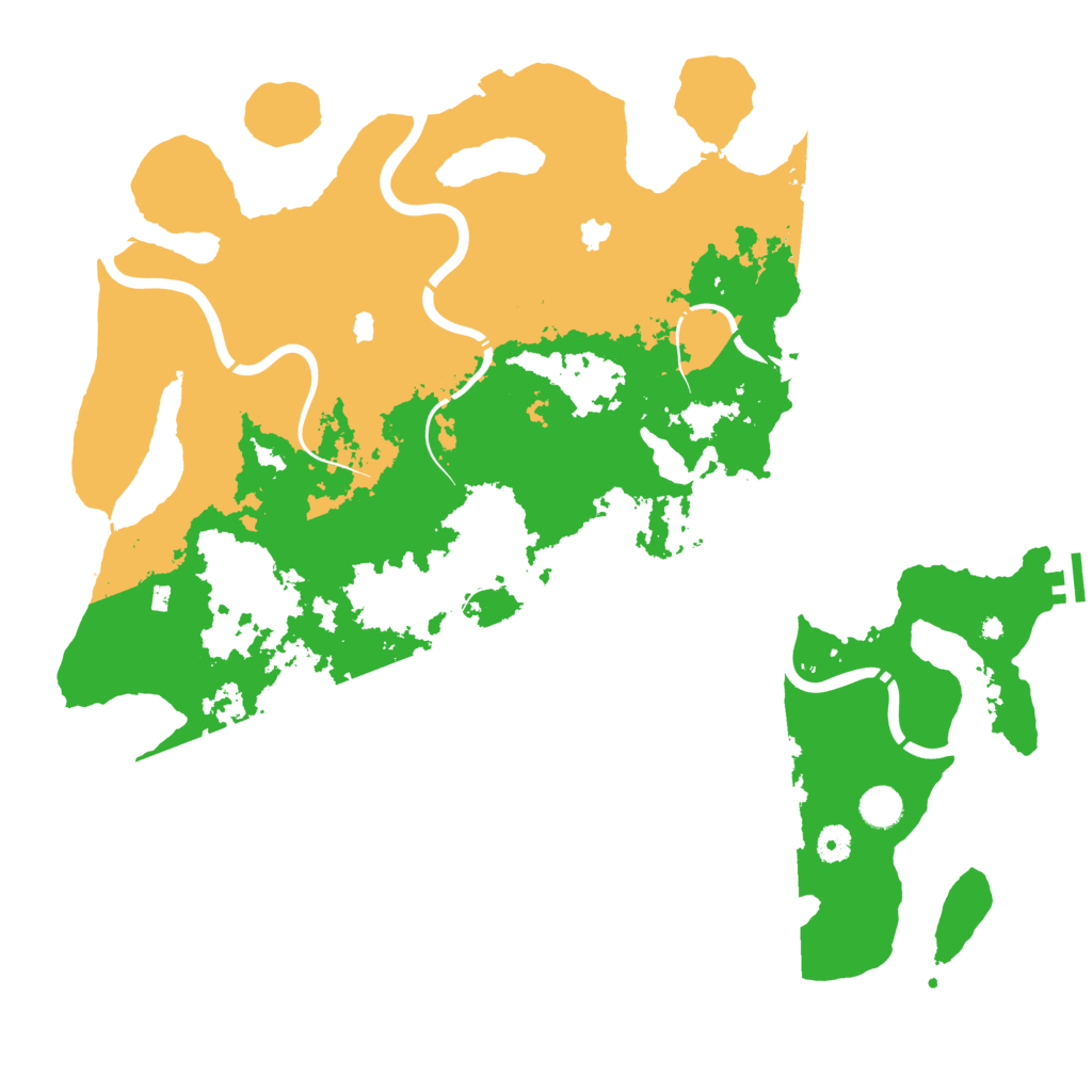 Biome Rust Map: Procedural Map, Size: 4500, Seed: 3452