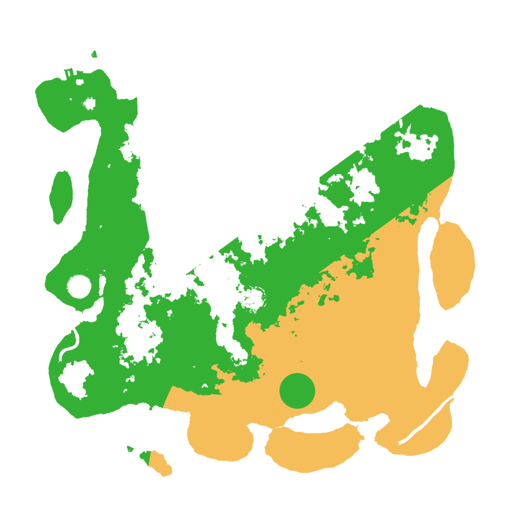 Biome Rust Map: Procedural Map, Size: 3800, Seed: 49745448