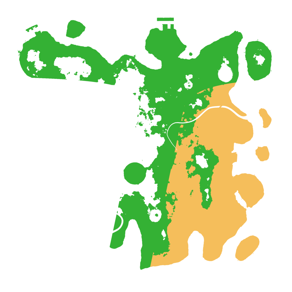 Biome Rust Map: Procedural Map, Size: 3500, Seed: 467615019