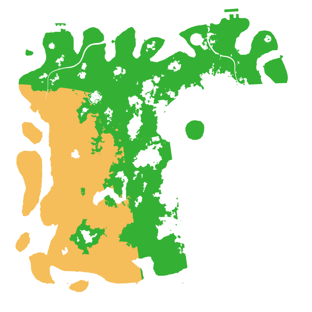 Biome Rust Map: Procedural Map, Size: 4500, Seed: 5206059
