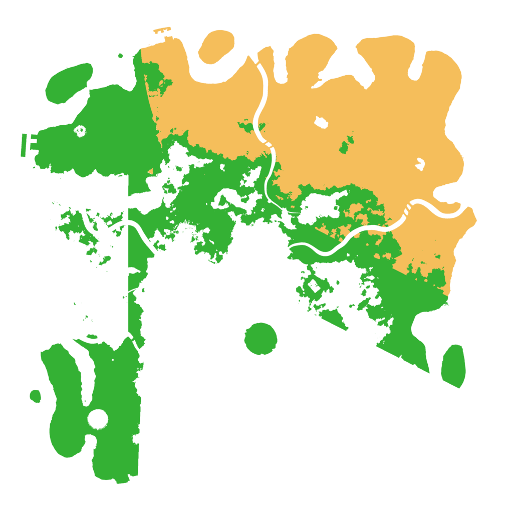 Biome Rust Map: Procedural Map, Size: 4500, Seed: 502683