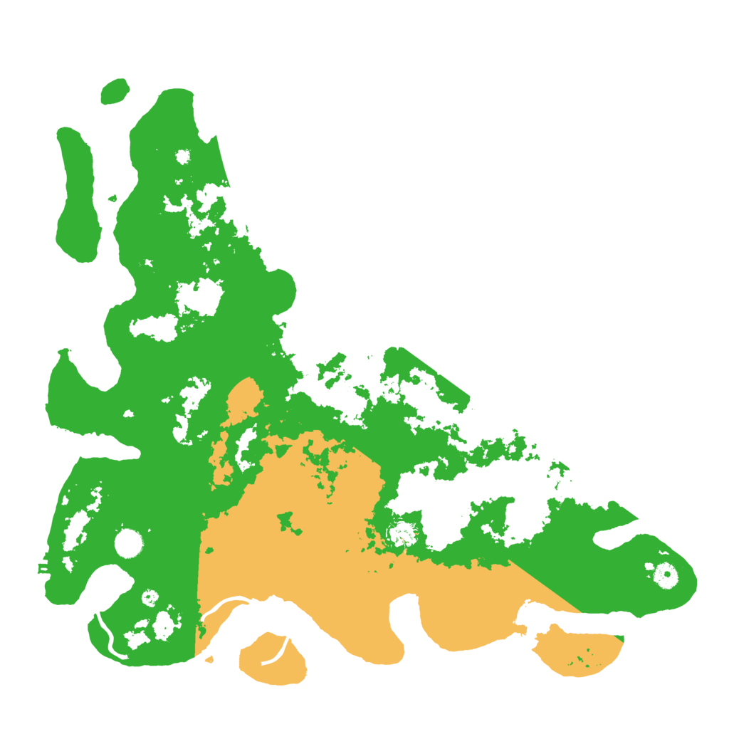Biome Rust Map: Procedural Map, Size: 4500, Seed: 4132358