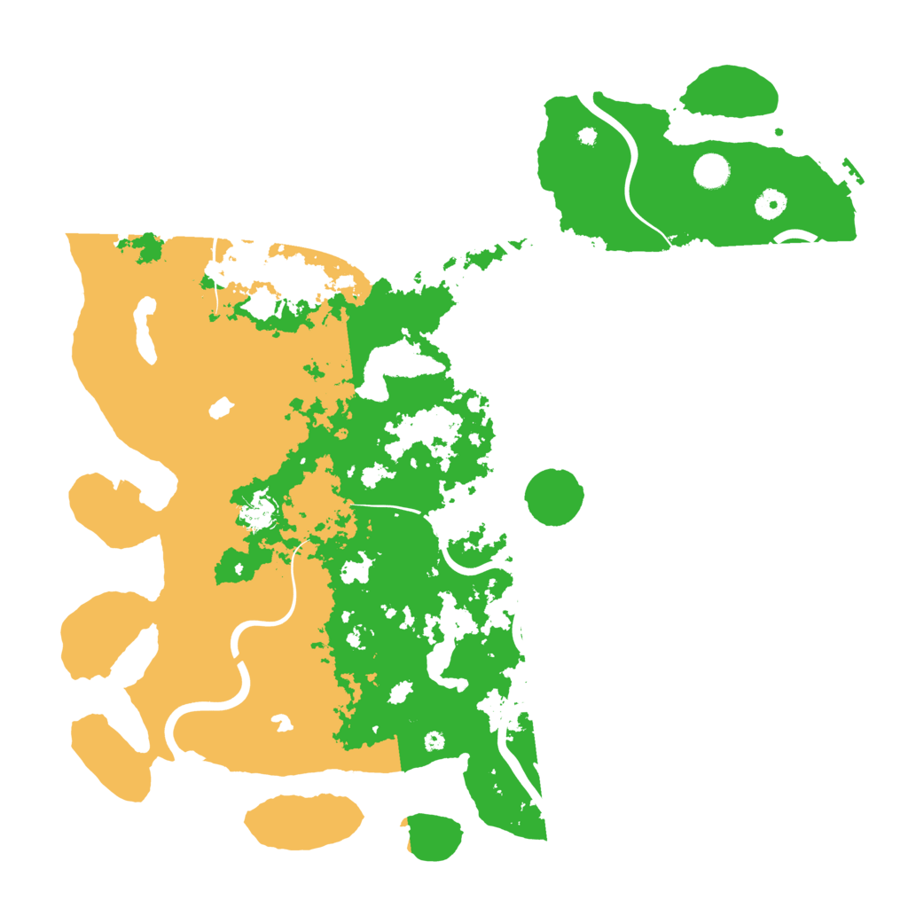 Biome Rust Map: Procedural Map, Size: 4500, Seed: 6350184