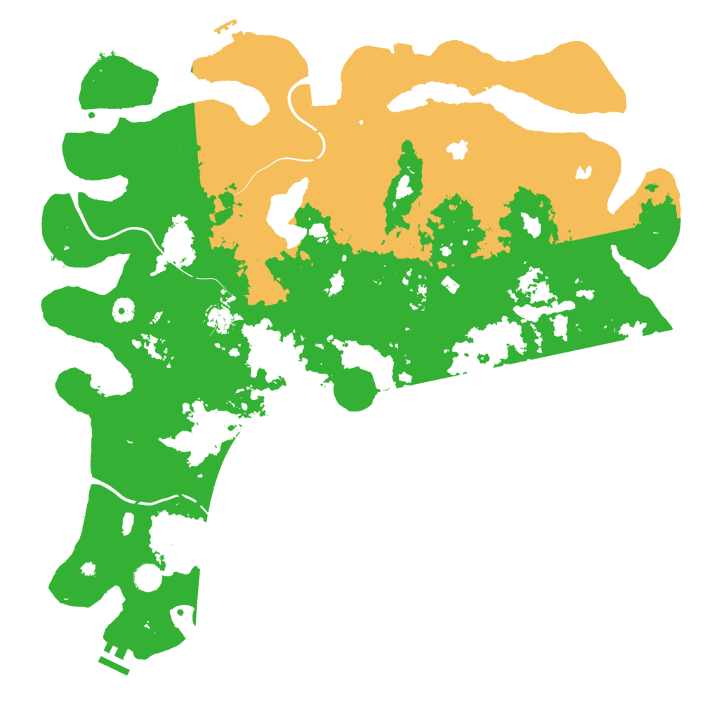 Biome Rust Map: Procedural Map, Size: 4500, Seed: 4500566