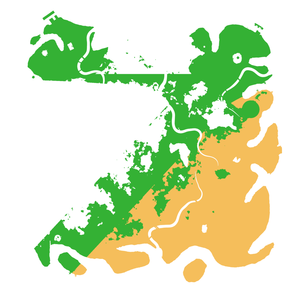 Biome Rust Map: Procedural Map, Size: 4500, Seed: 2454139