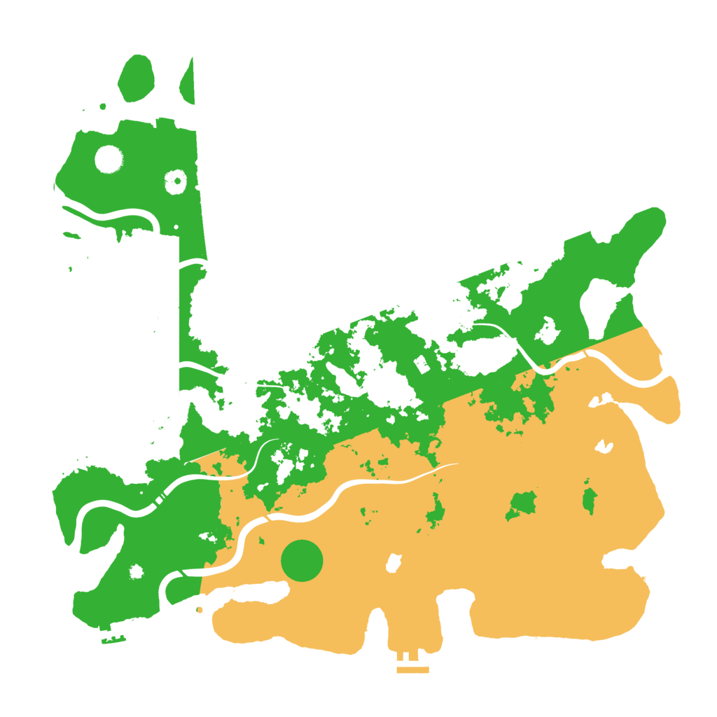 Biome Rust Map: Procedural Map, Size: 4500, Seed: 2848106