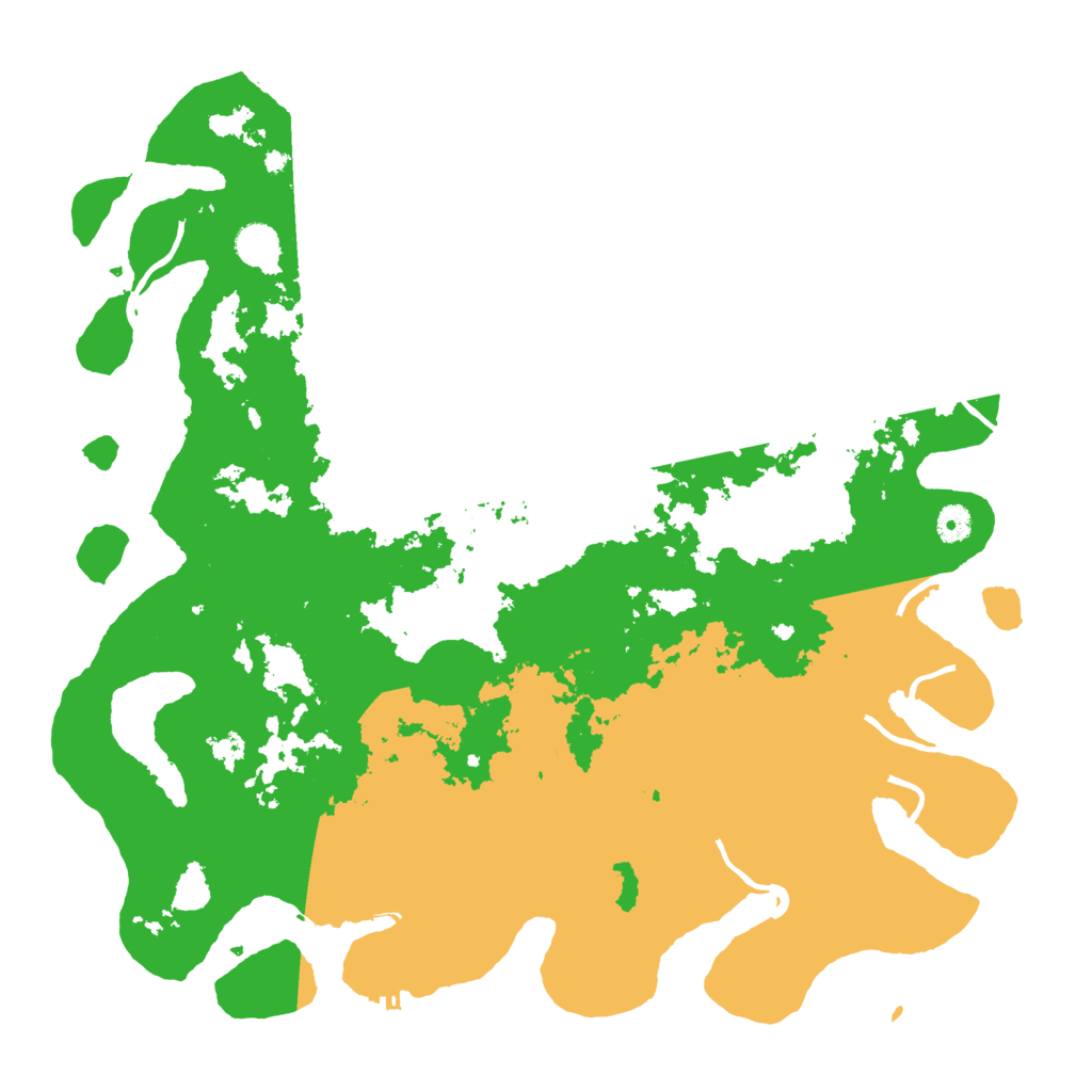 Biome Rust Map: Procedural Map, Size: 4500, Seed: 1303978