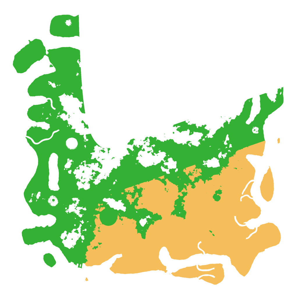 Biome Rust Map: Procedural Map, Size: 4500, Seed: 1211012