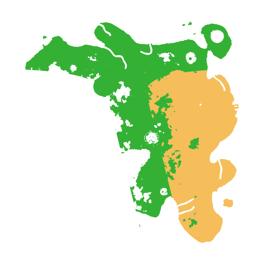 Biome Rust Map: Procedural Map, Size: 3500, Seed: 1455507402