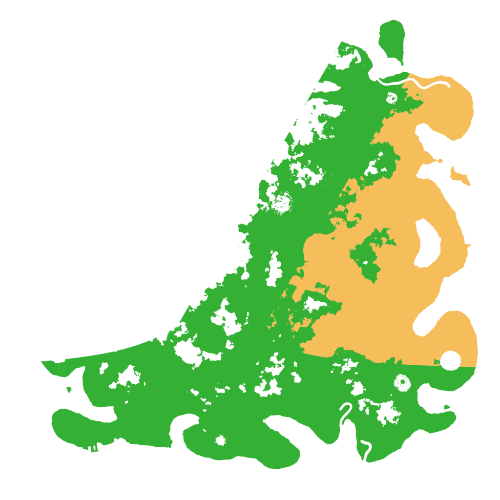Biome Rust Map: Procedural Map, Size: 4500, Seed: 5254016